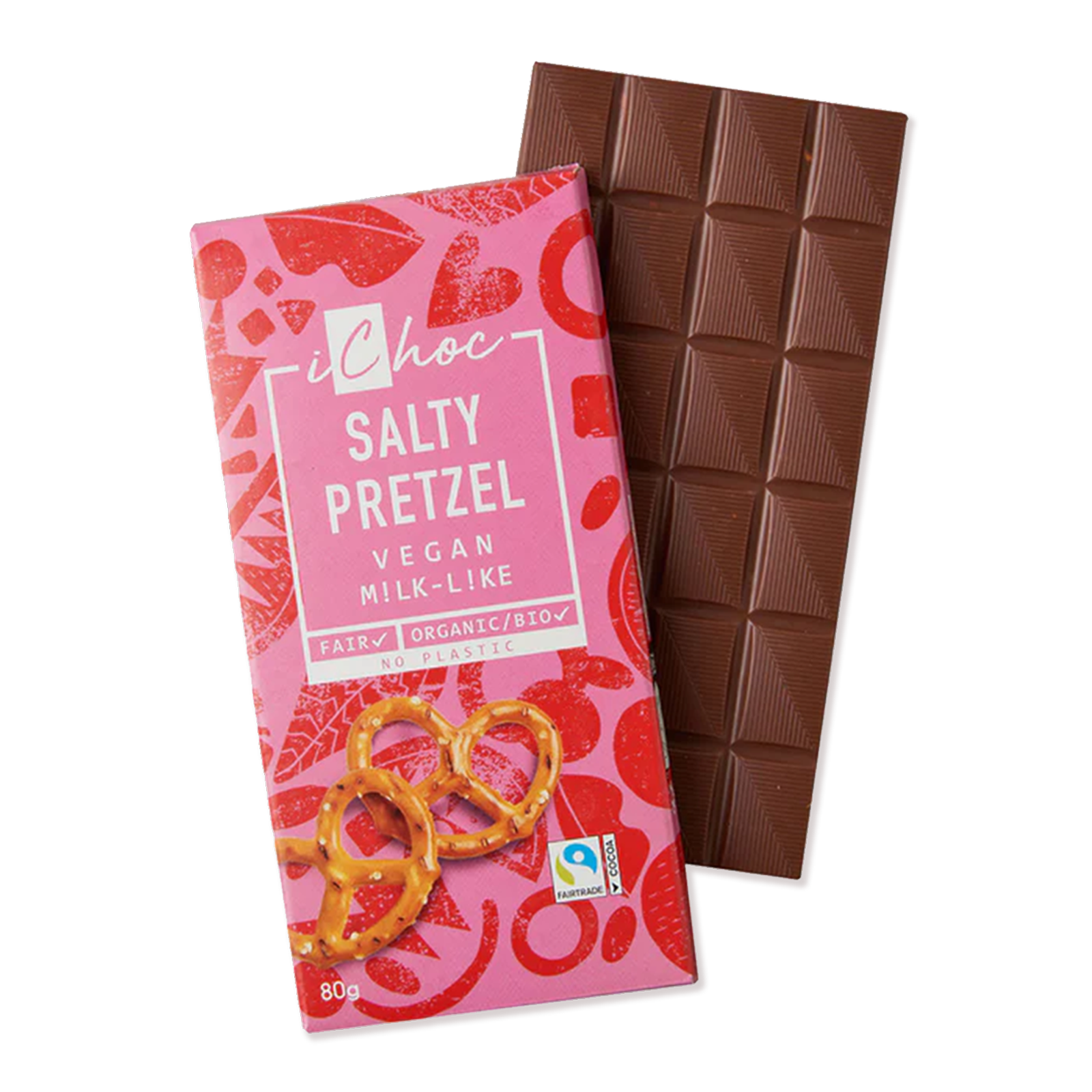 Certified Organic Dairy-Free Chocolate from Germany - Salty Pretzel (240g) - Horizon Farms