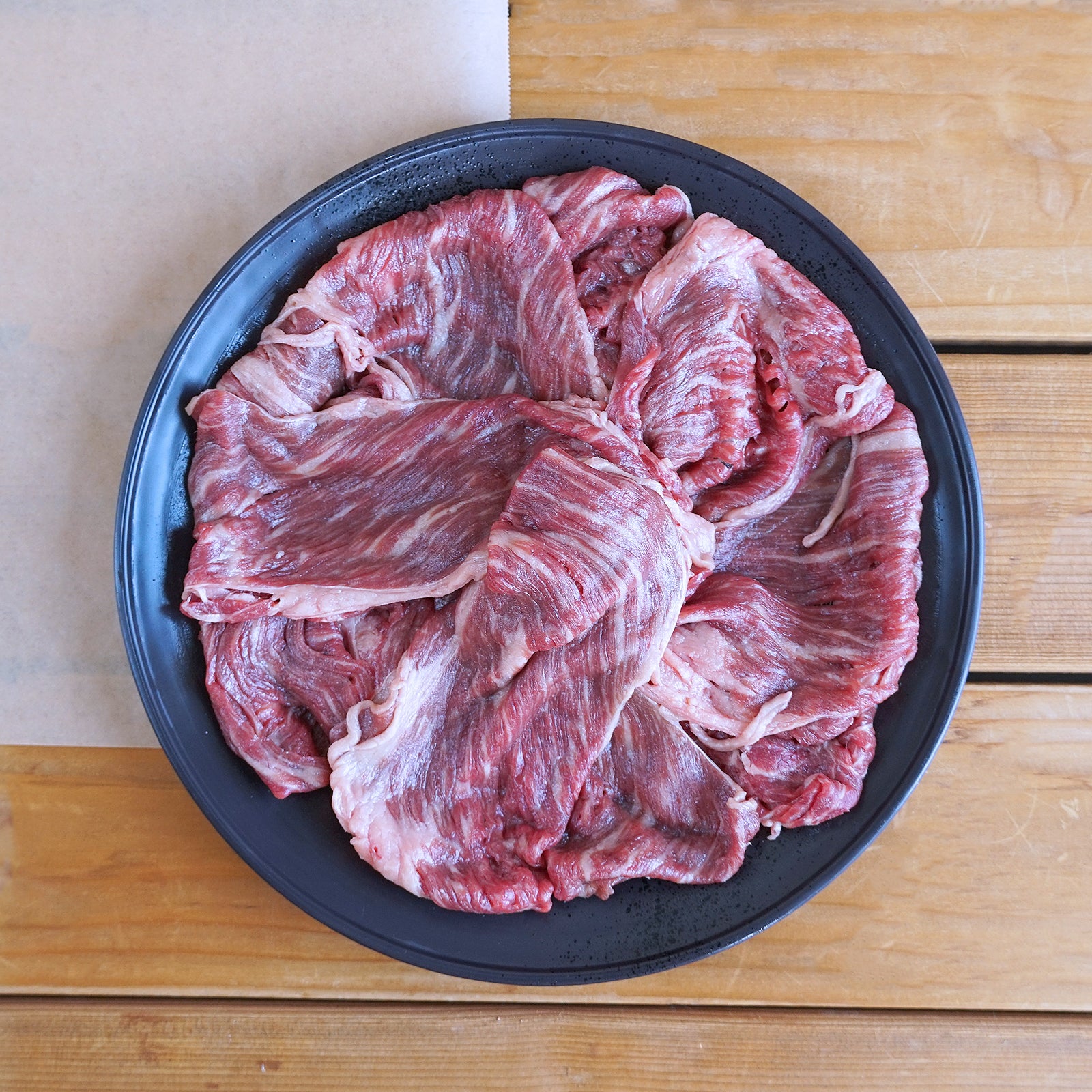 Japanese Range-Free Wagyu Beef Chuck Shoulder Thin Slices from Iwate (200g) - Horizon Farms