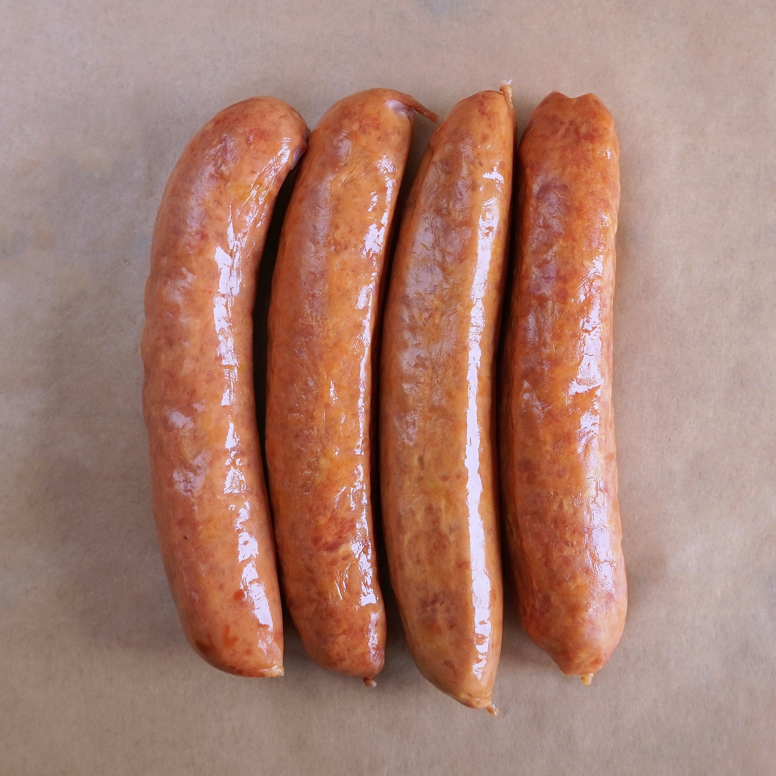 All-Natural Free-Range Kurobuta Pork Uncured Smoked Sausages from Iowa (4pc) - Horizon Farms