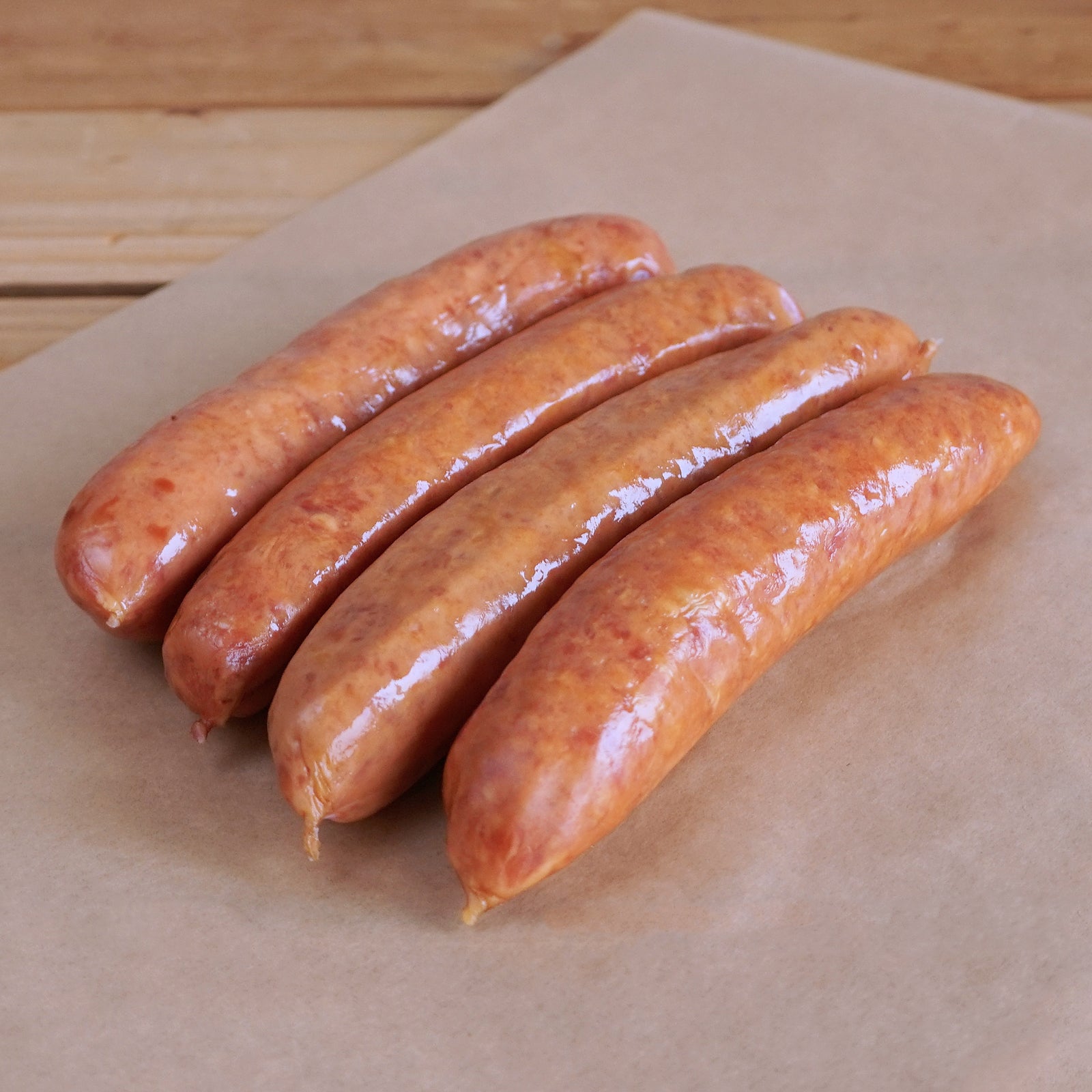 All-Natural Free-Range Kurobuta Pork Uncured Smoked Sausages from Iowa (4pc) - Horizon Farms