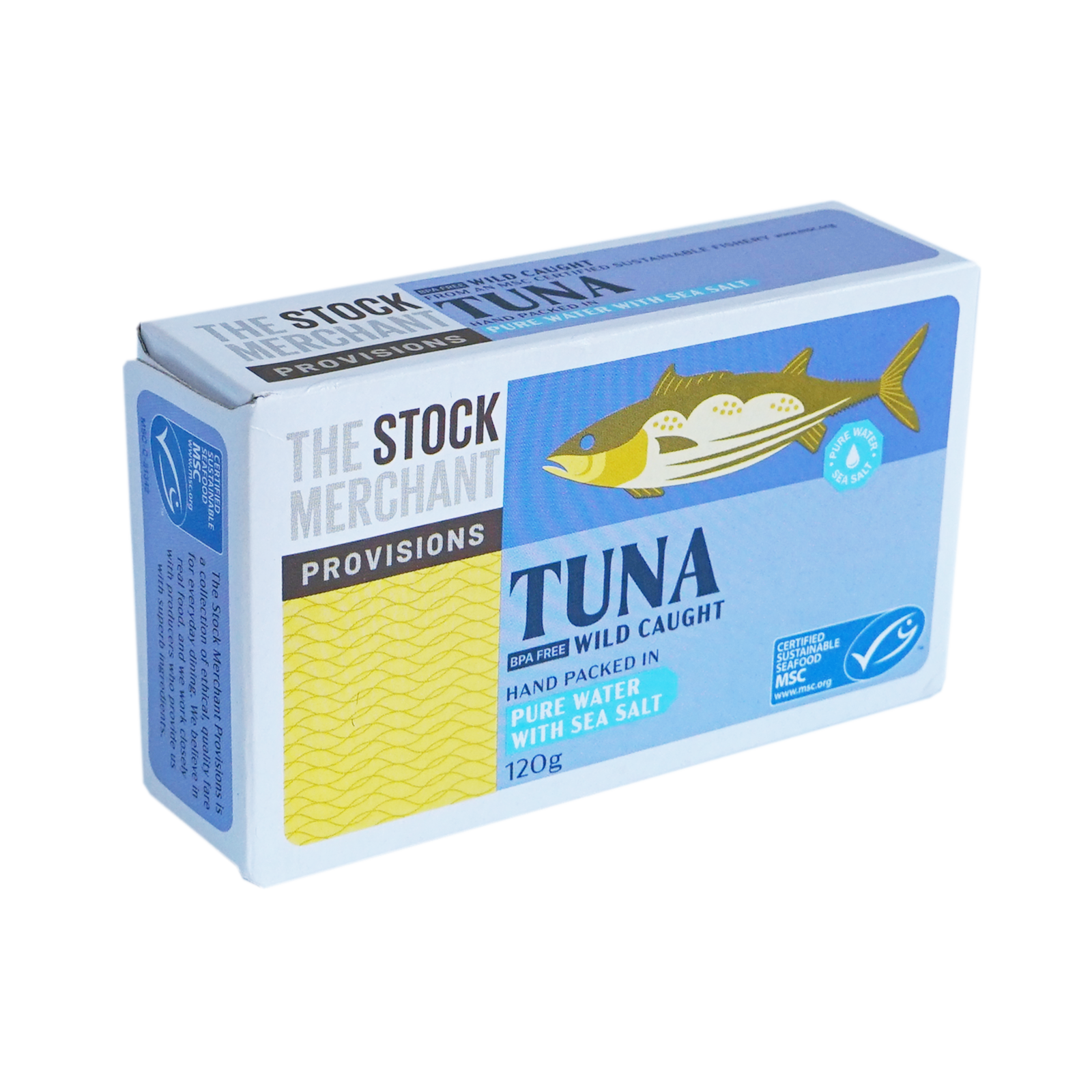 MSC Certified BPA-Free Wild-Caught Canned Tuna in Water (120g x 5) - Horizon Farms