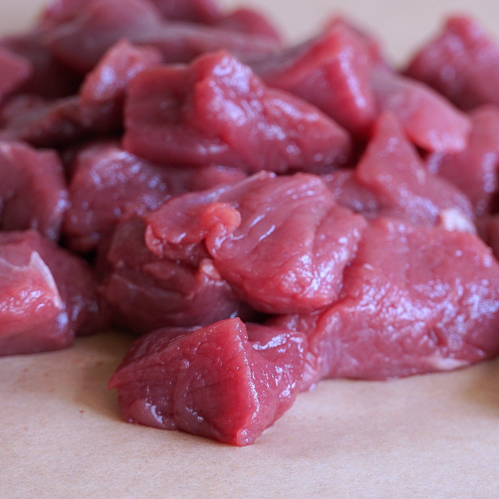 Premium Free-Range Venison Loin Cubes (200g) - Horizon Farms