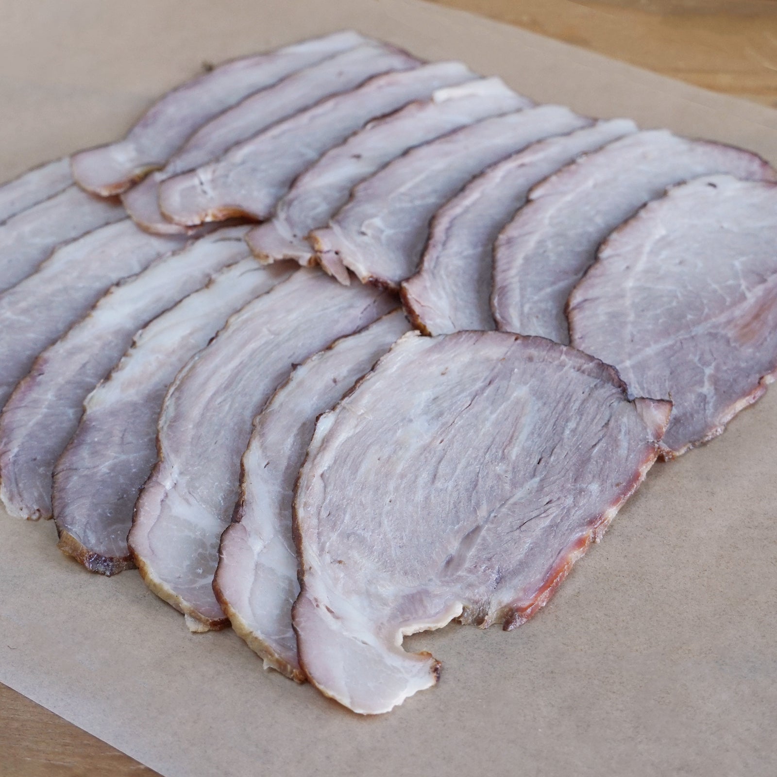 All-Natural Sugar-Free Free-Range Pork Shoulder Loin Smoked Cold Cut Ham Slices (200g) - Horizon Farms