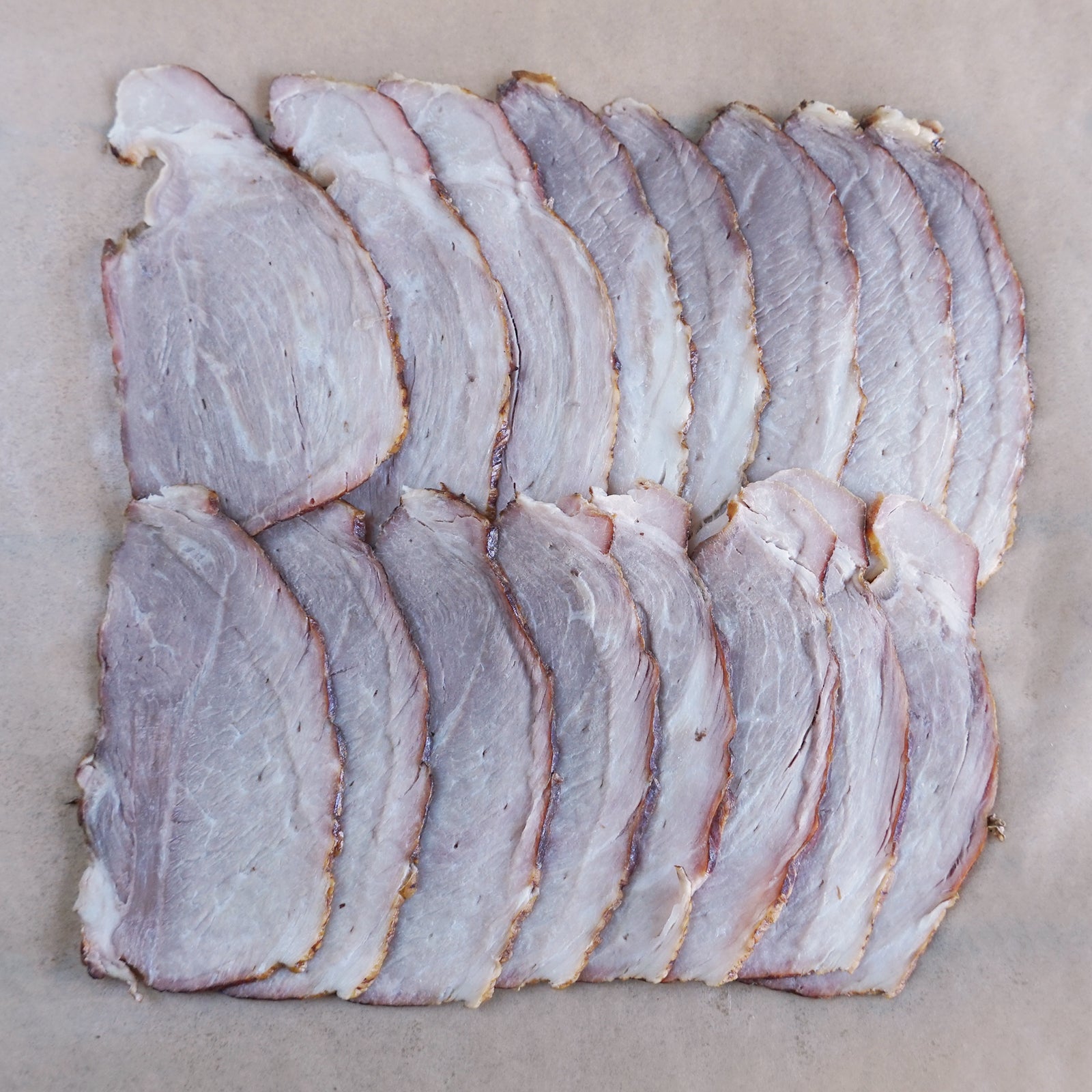 All-Natural Sugar-Free Free-Range Pork Shoulder Loin Smoked Cold Cut Ham Slices (200g) - Horizon Farms