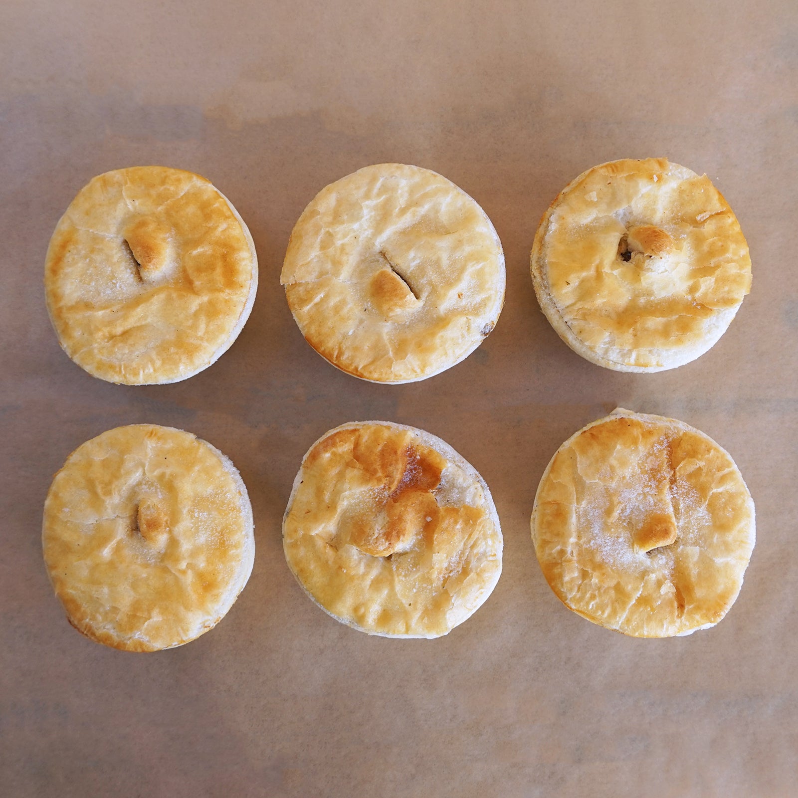 All-Natural Party Size Grass-Fed Aussie Beef Meat Pies from Australia (6pc) - Horizon Farms