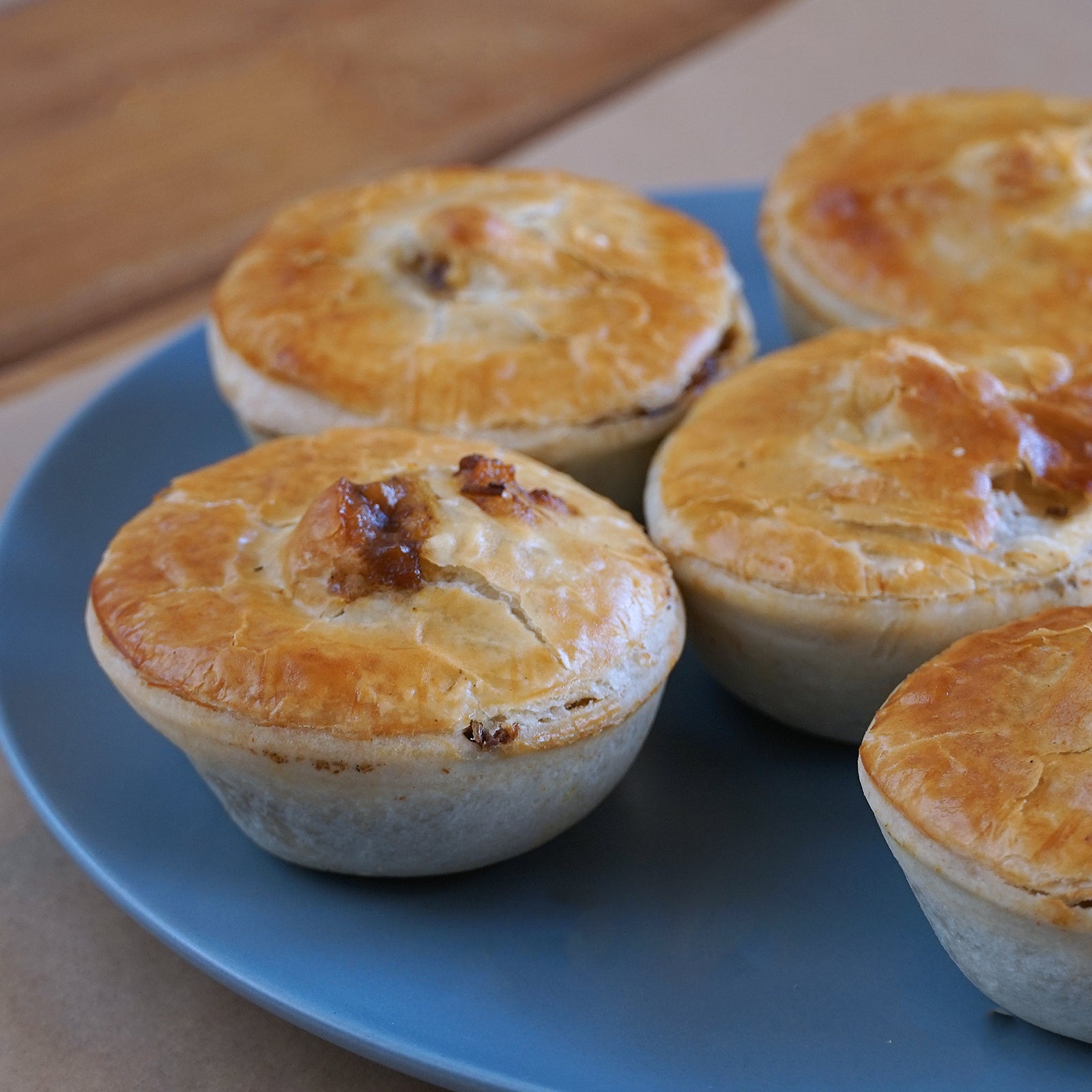 All-Natural Party Size Grass-Fed Aussie Beef Meat Pies from Australia (6pc) - Horizon Farms