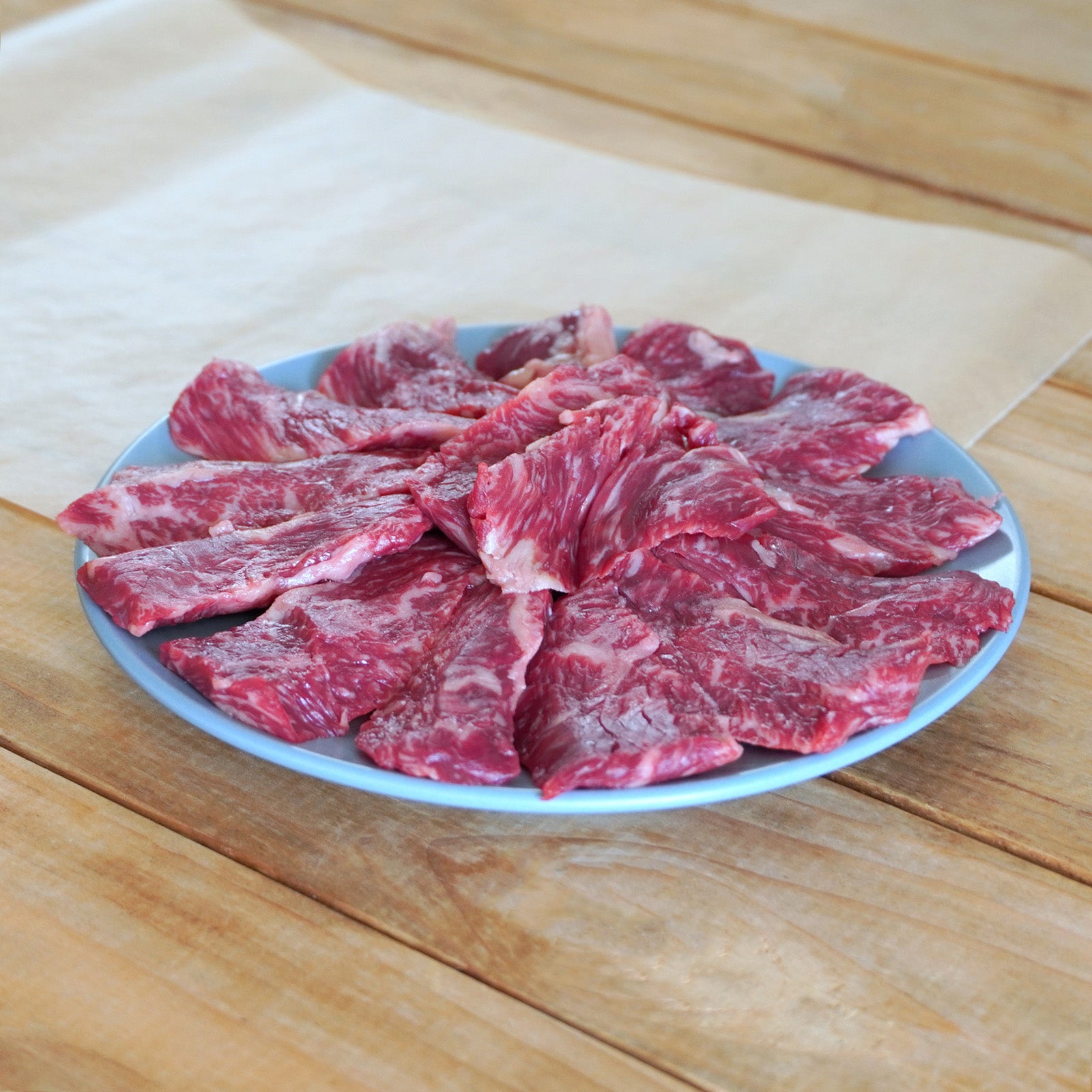 Japanese Range-Free Wagyu Beef Skirt Steak Slices from Iwate (200g) - Horizon Farms