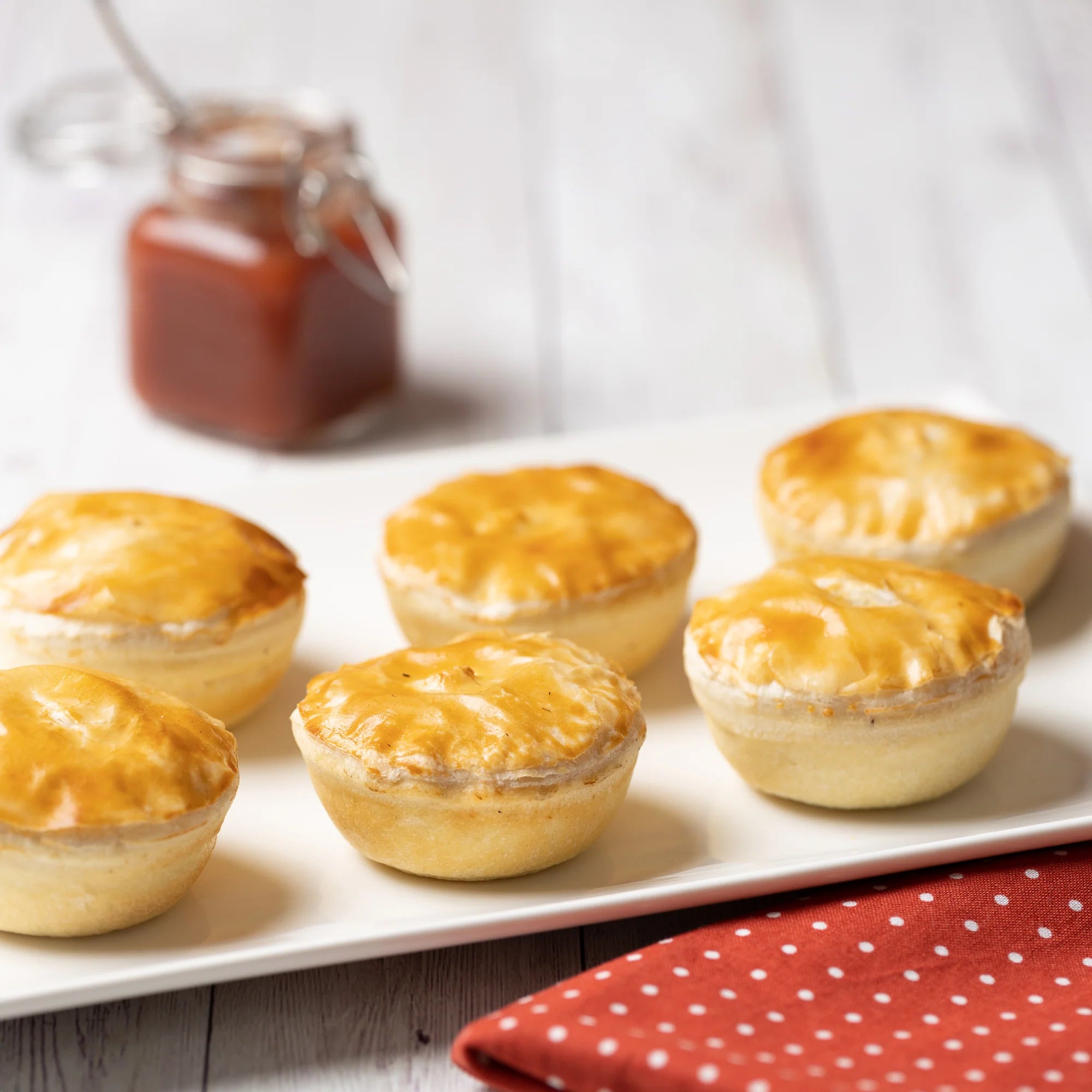 All-Natural Party Size Grass-Fed Aussie Beef Meat Pies from Australia (6pc) - Horizon Farms