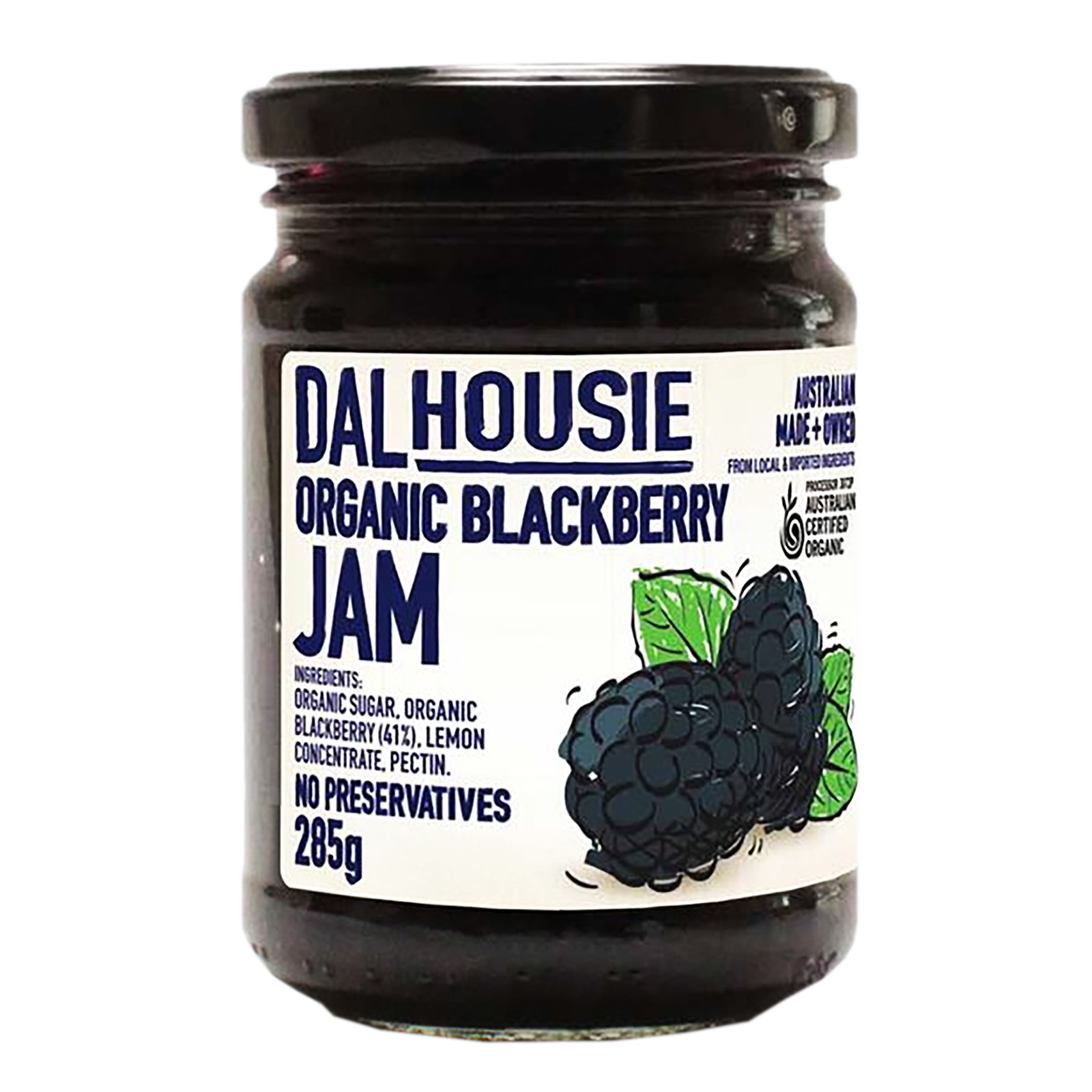 Certified Organic Blackberry Jam from Australia (285g) - Horizon Farms