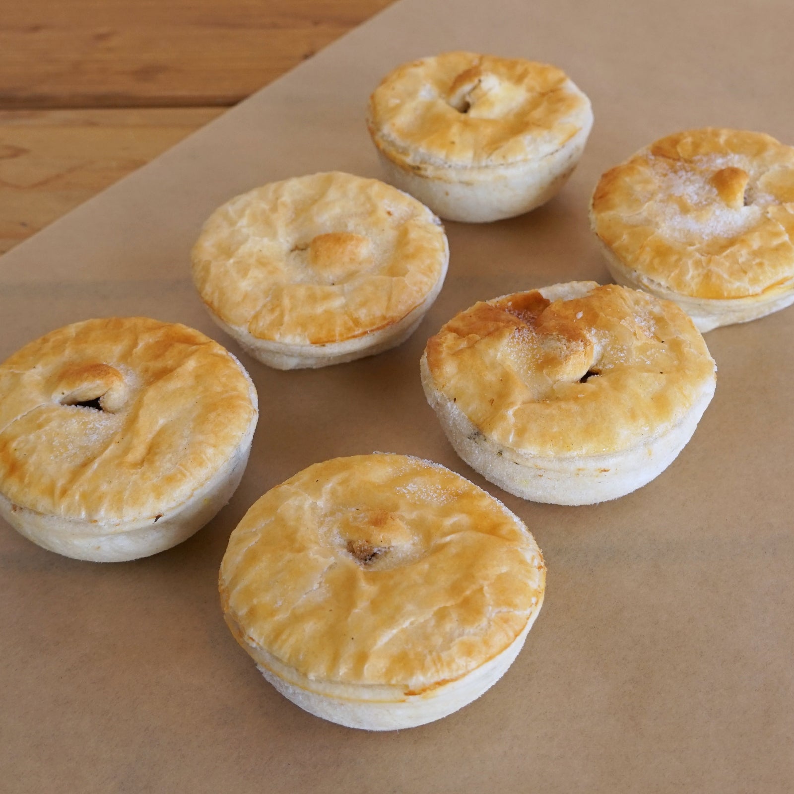 All-Natural Party Size Grass-Fed Aussie Beef Meat Pies from Australia (6pc) - Horizon Farms