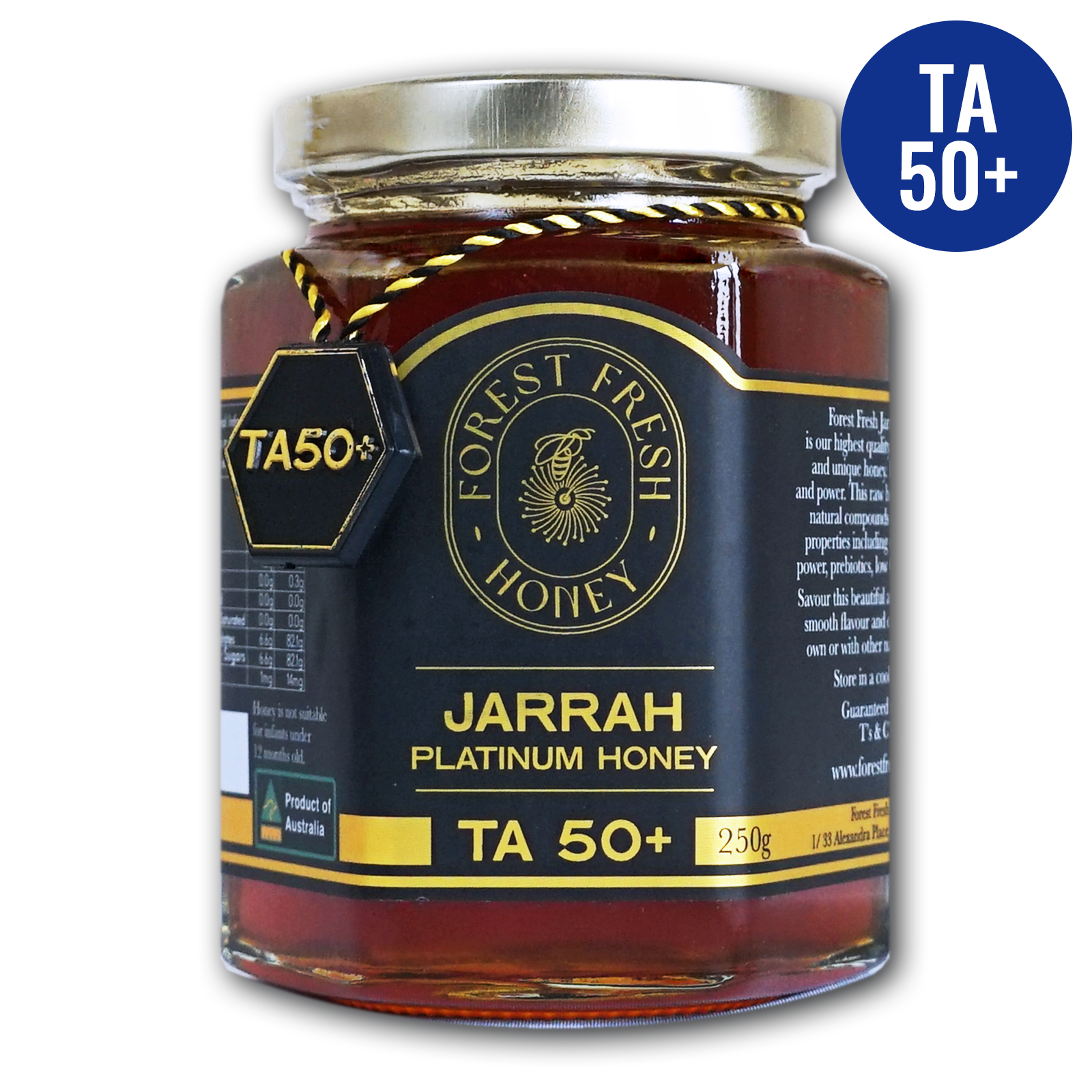 Premium All-Natural Jarrah Honey TA50+ from Australia (250g) - Horizon Farms