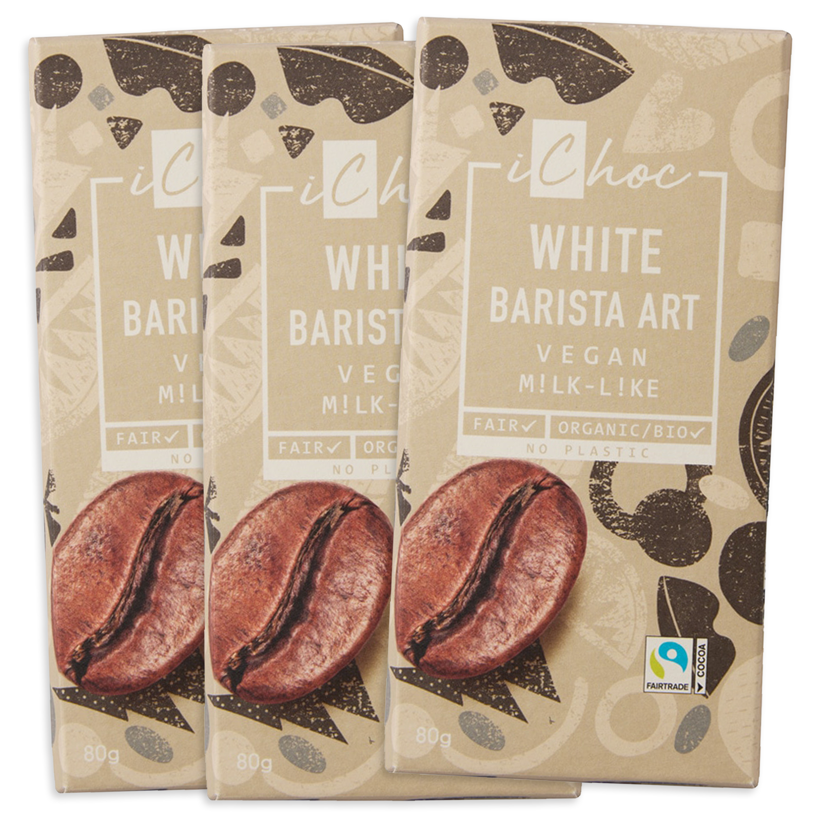 Certified Organic Dairy-Free Chocolate from Germany - White Espresso (240g) - Horizon Farms