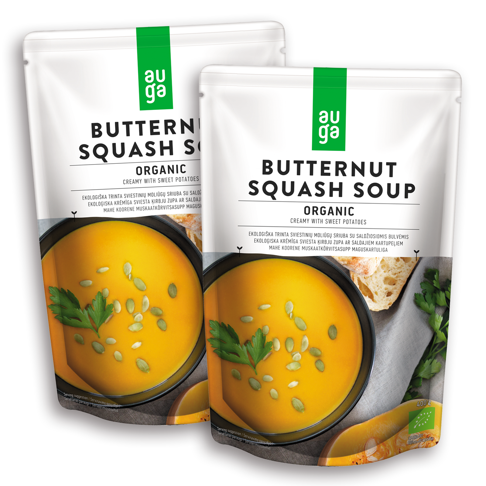 Certified Organic Butternut Squash Soup (800g) - Horizon Farms