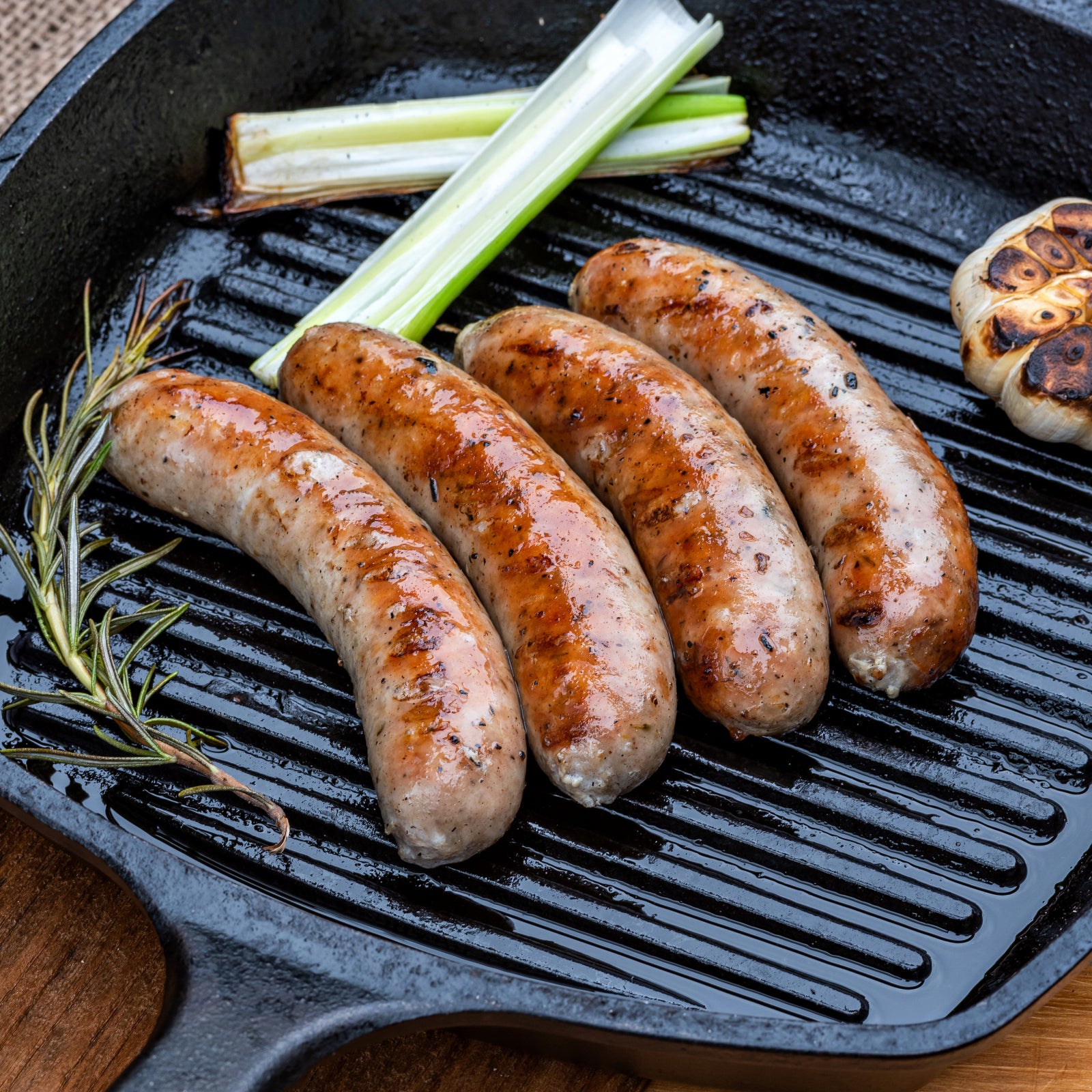 All-Natural Sugar-Free Country Style Pork Sausage (4pc) - Horizon Farms