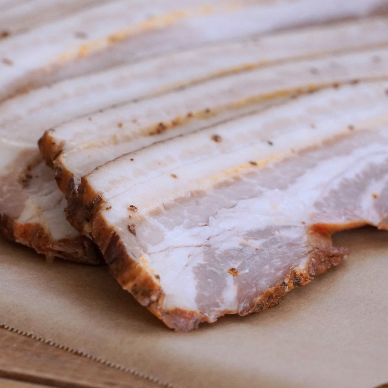 All-Natural Sugar-Free Free-Range Pork Smoked Bacon Slices Extra Thick (200g) - Horizon Farms