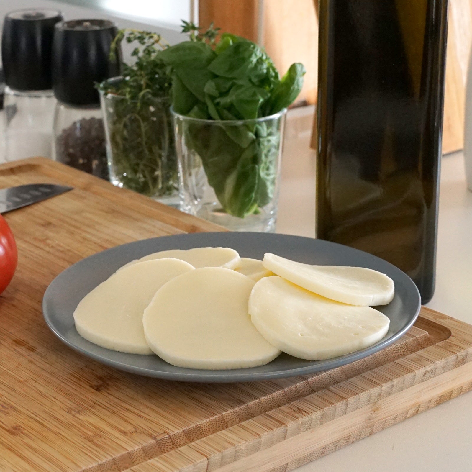 All-Natural Mozzarella Cheese Slices from Italy B-Grade (1kg) Best By: January 1st, 2025 - Horizon Farms