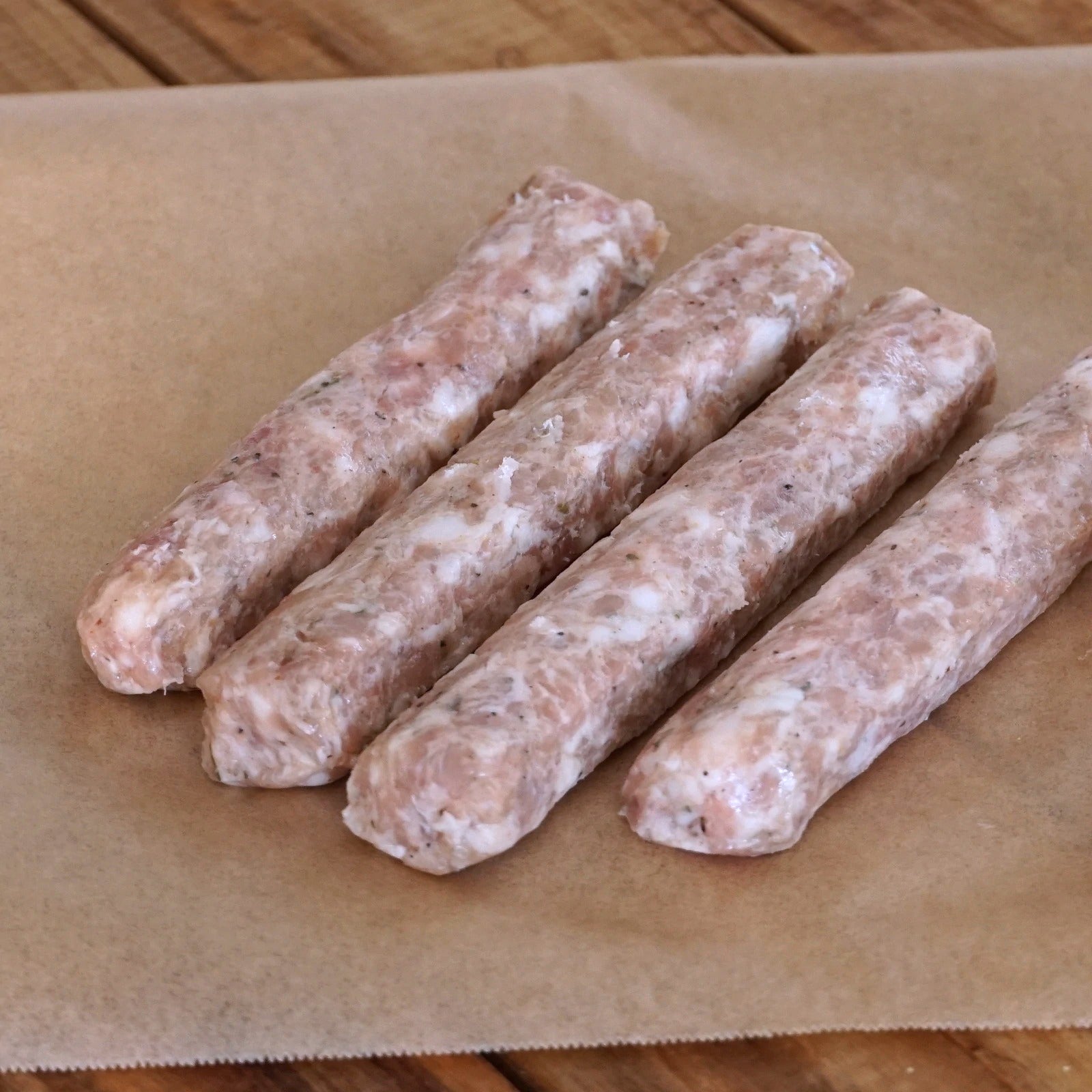 All-Natural Sugar-Free Skinless Free-Range Pork Sausage (4pc) - Horizon Farms