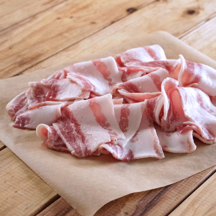 Free-Range Pork Belly Slices from Hokkaido (300g) - Horizon Farms