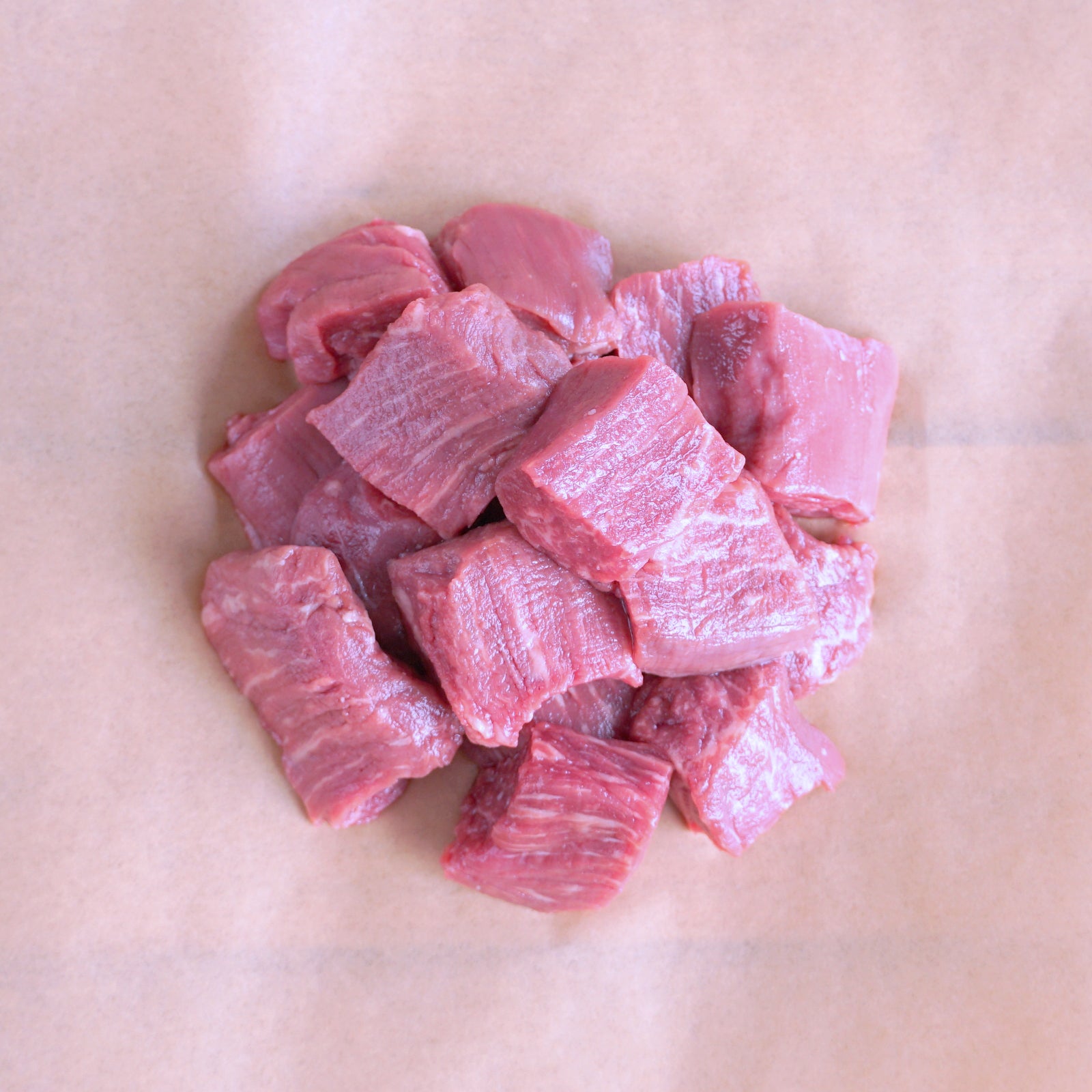 Morgan Ranch USDA Prime Beef Filet Steak Cubes (250g) - Horizon Farms