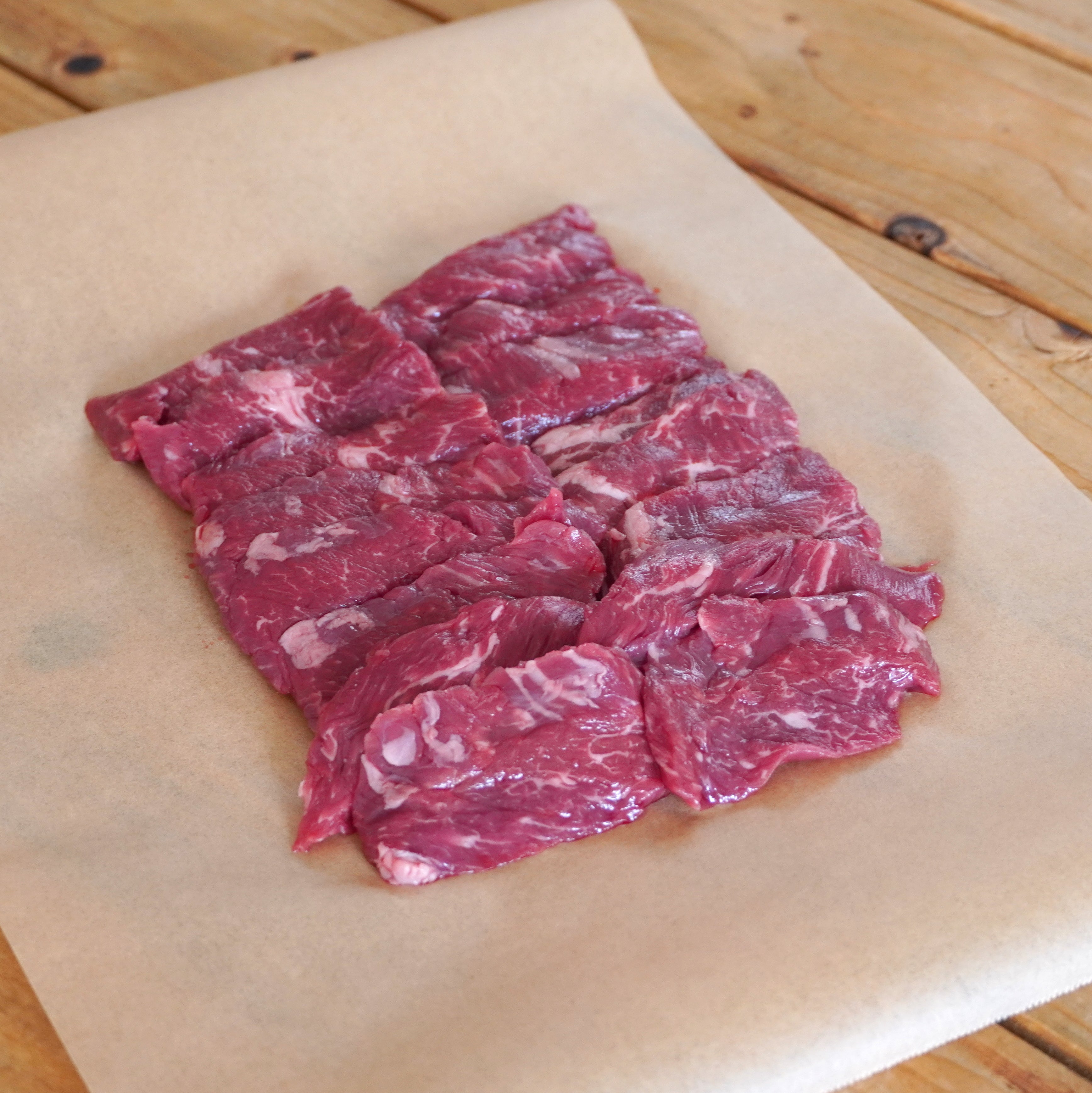 Grain-Fed Beef Flap Meat Slices from New Zealand (300g) - Horizon Farms