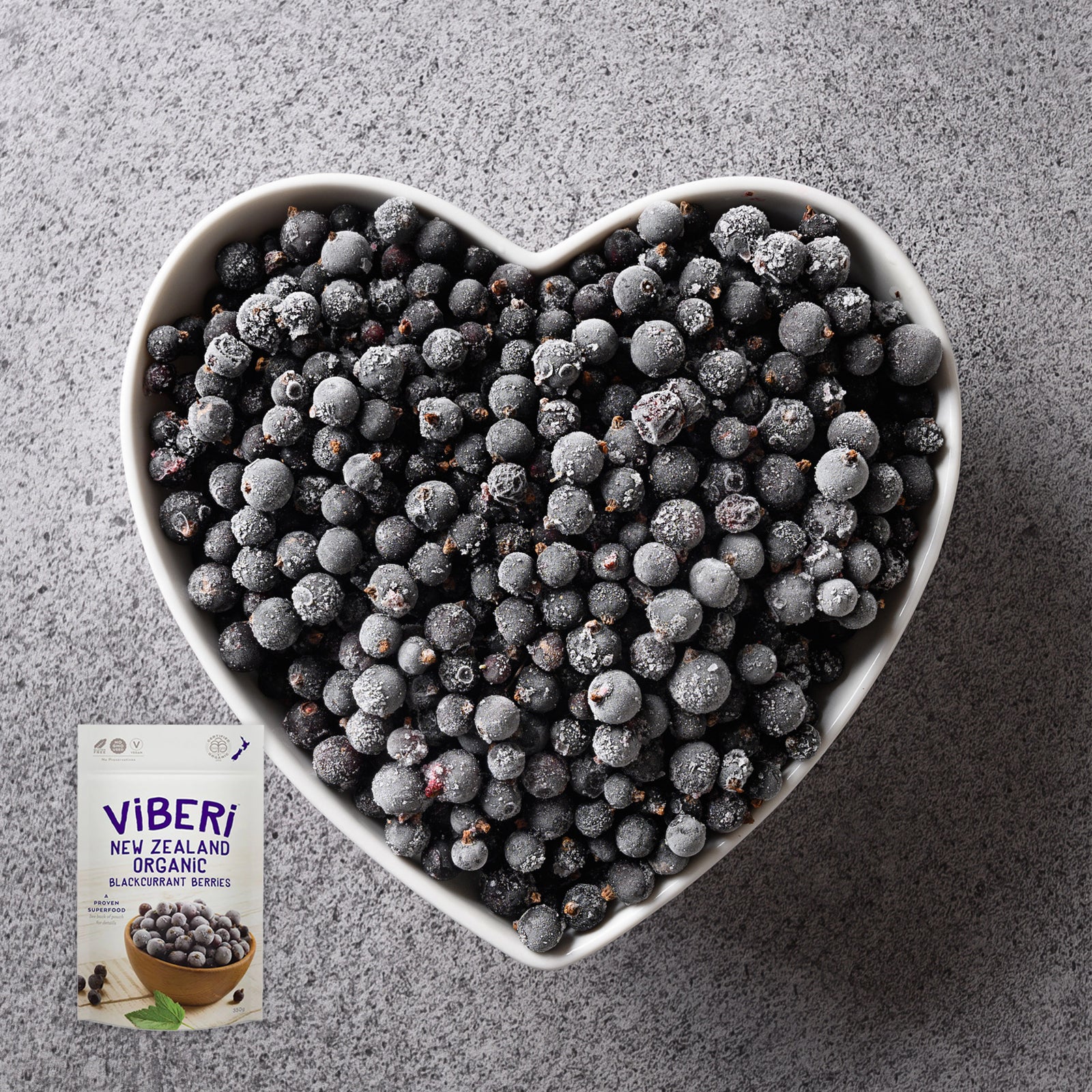 Certified Organic Frozen Blackcurrants from New Zealand (350g-3.15kg) - Horizon Farms