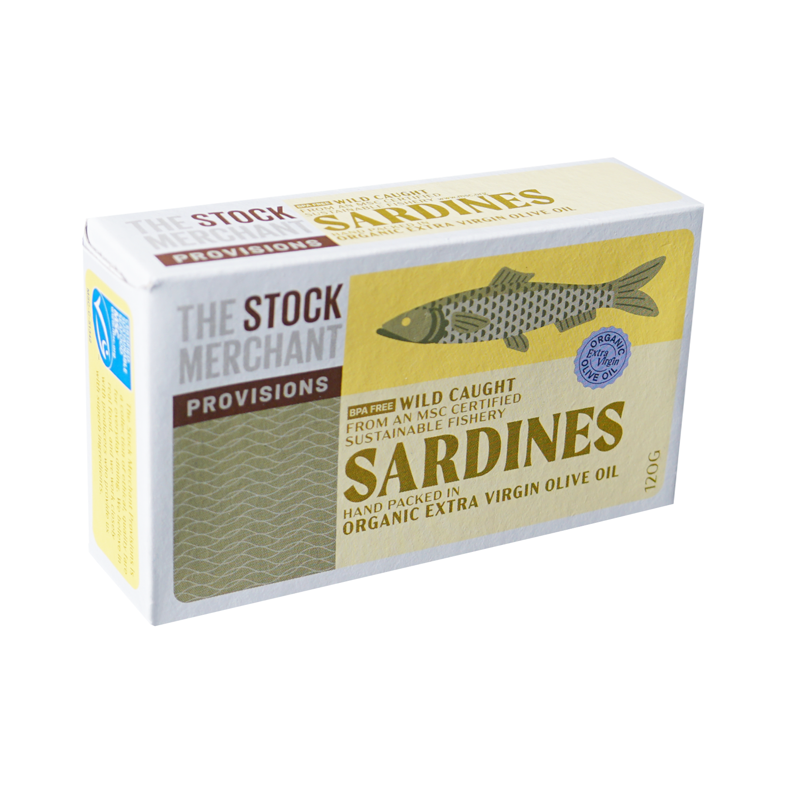 MSC Certified BPA-Free Wild-Caught Canned Sardines in Extra Virgin Olive Oil (120g x 5) - Horizon Farms