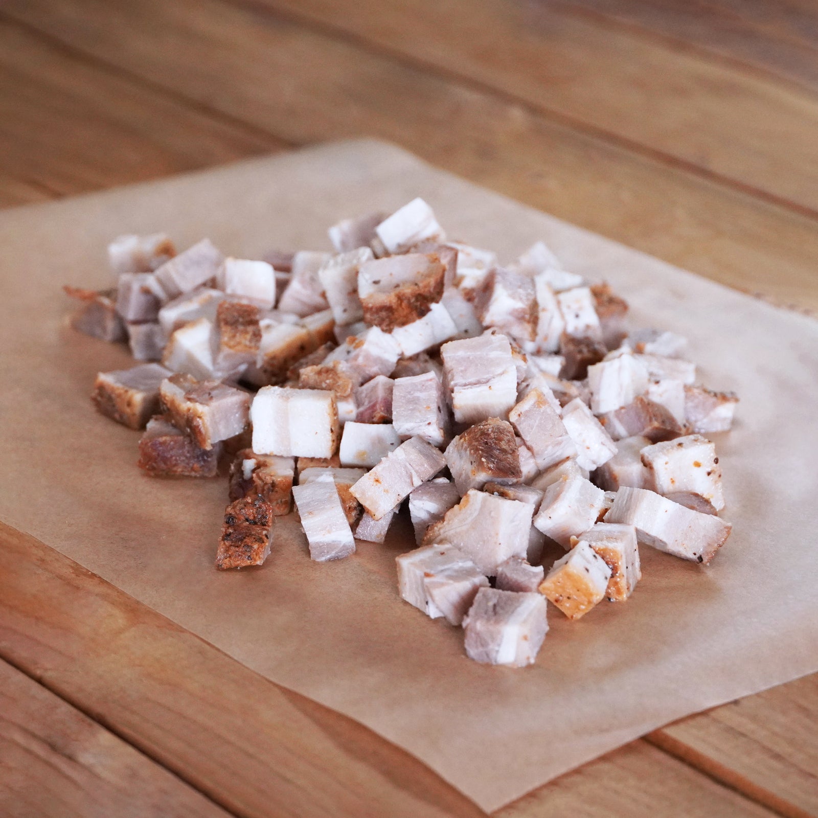 All-Natural Sugar-Free American Style Cubed Bacon Bits (200g) - Horizon Farms